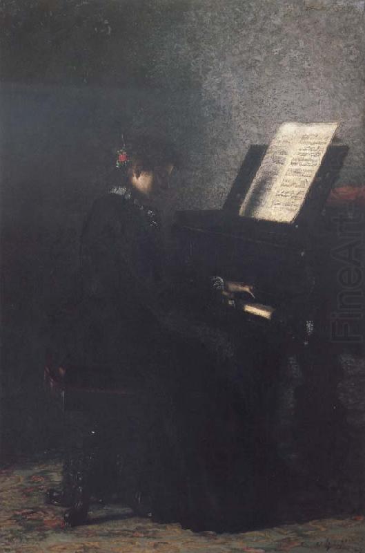 Thomas Eakins Elizabeth at the Piano china oil painting image